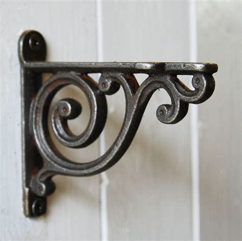 ornamental shelf brackets metal